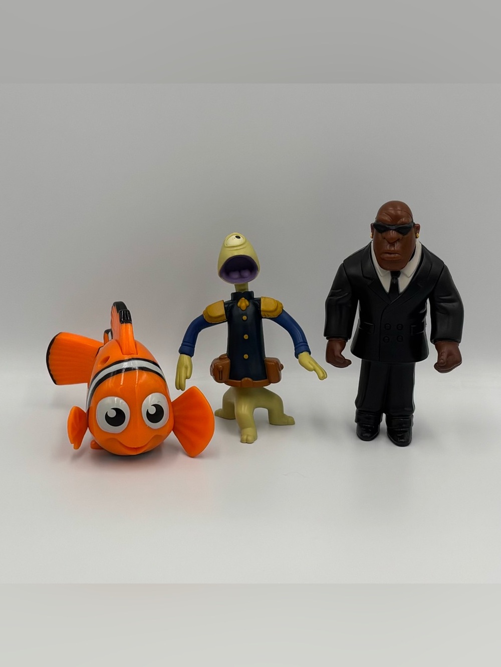 Vintage Disney Mcdonalds Toy Lot Lilo & Stitch Mr Bubbles Pleakley Finding Nemo